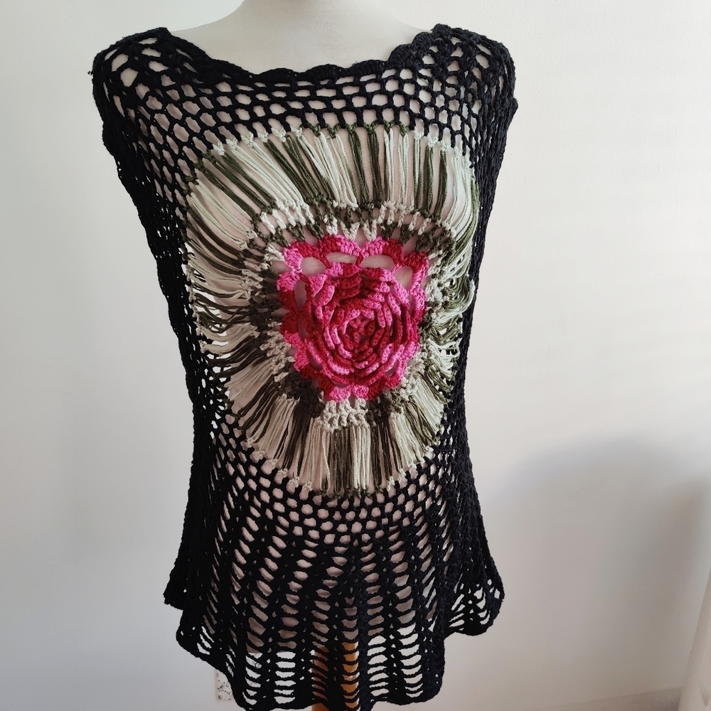 Swim Coverup / Knit / Boutique / Fits S-L / Stretch View 3
